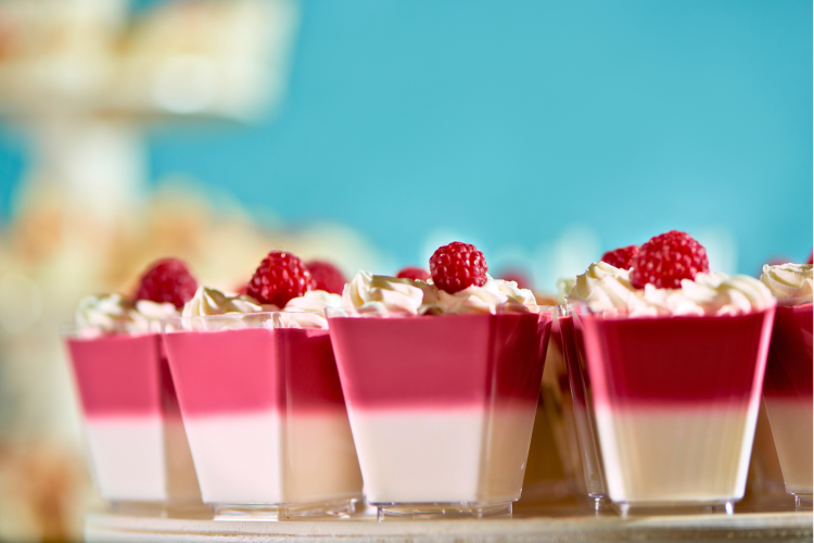Raspberry Mousse Cups
