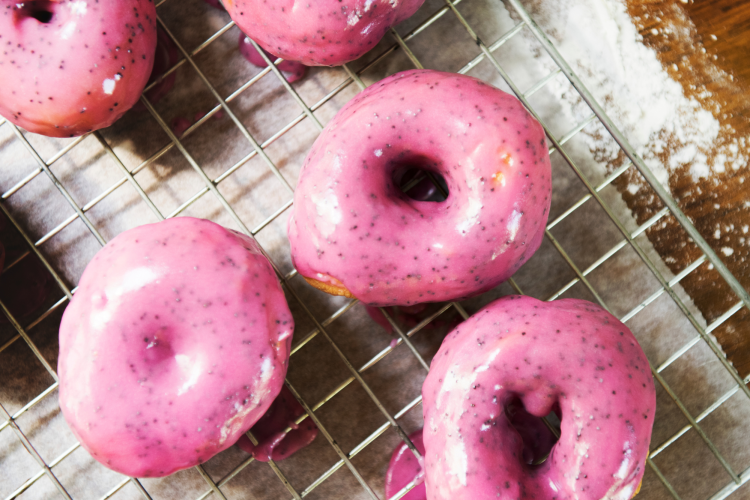 homemade air fried doughnuts