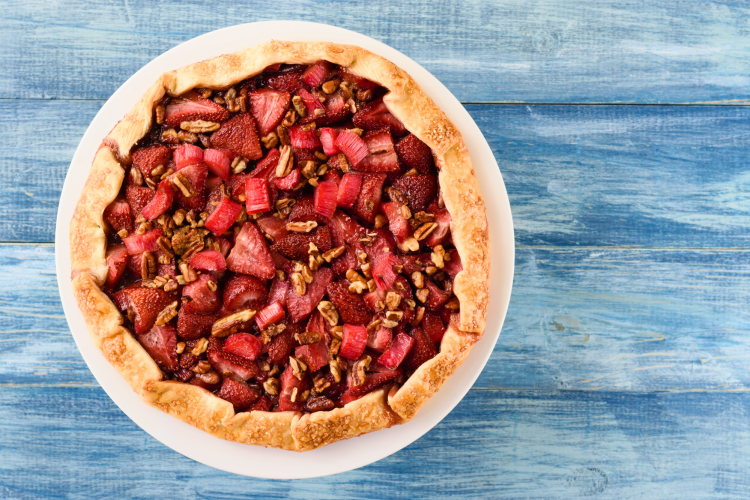 Chocolate Strawberry Galette