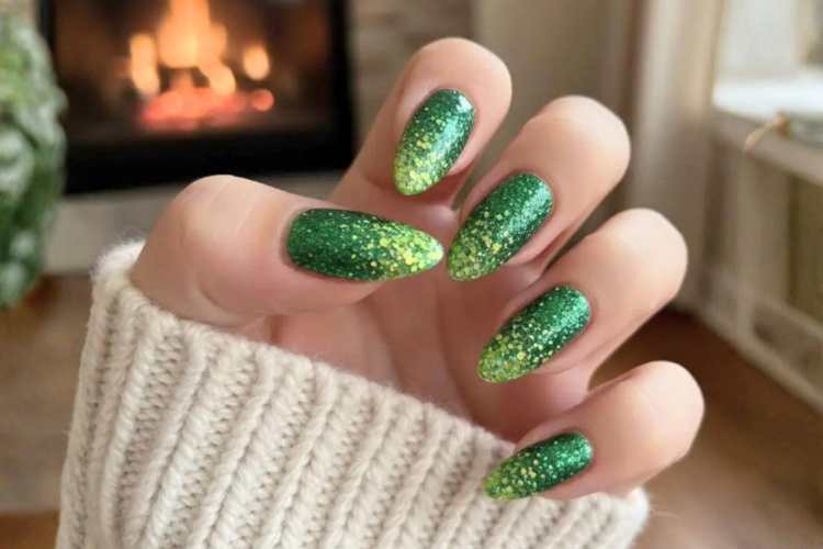 Sparkly sequin nails