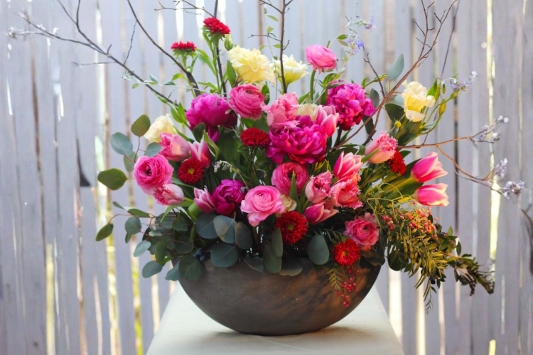 Oval Flower Arrangement