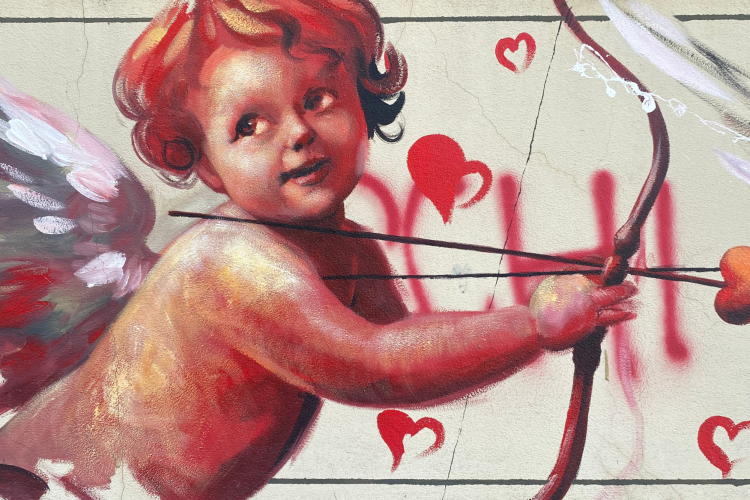 painting of cupid
