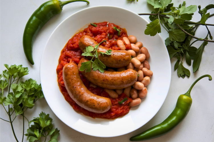 Baked Beans and Sausage