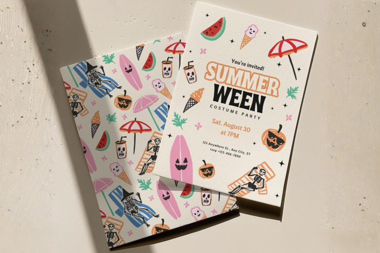 Summerween invitations