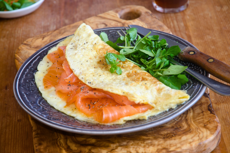Smoked Salmon Omelet