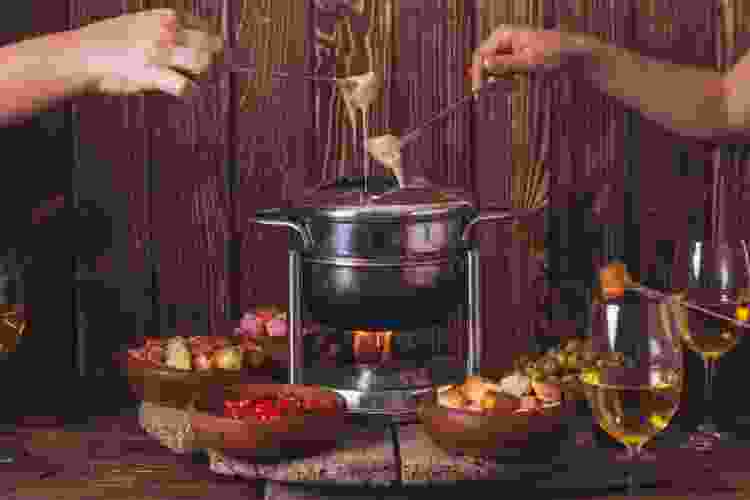 fondue 21st birthday party idea 