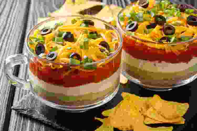 7 Layer Dip Cups