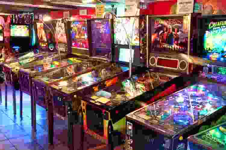 pinball museum date idea in Asheville