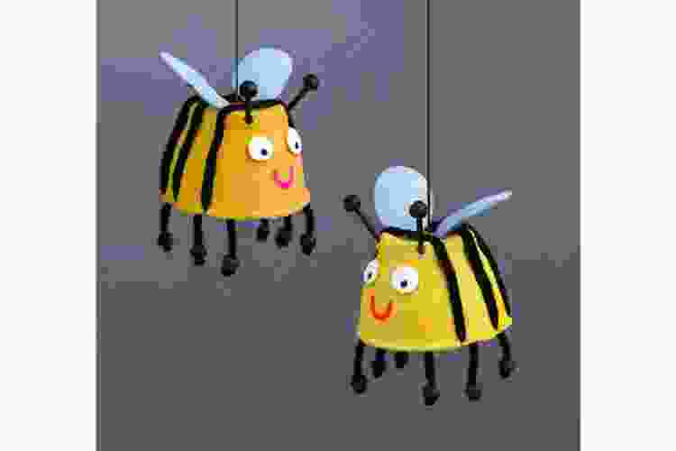 Egg carton bees