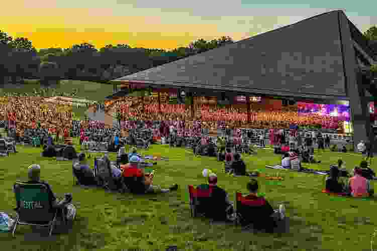 Blossom Music Center near Cleveland