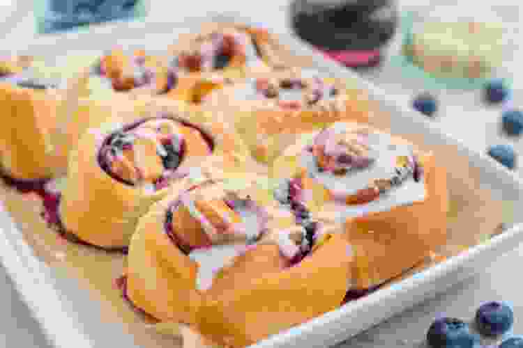 Blueberry Sweet Rolls