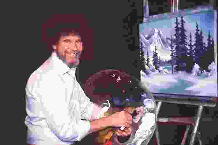 painter bob ross halloween costume idea