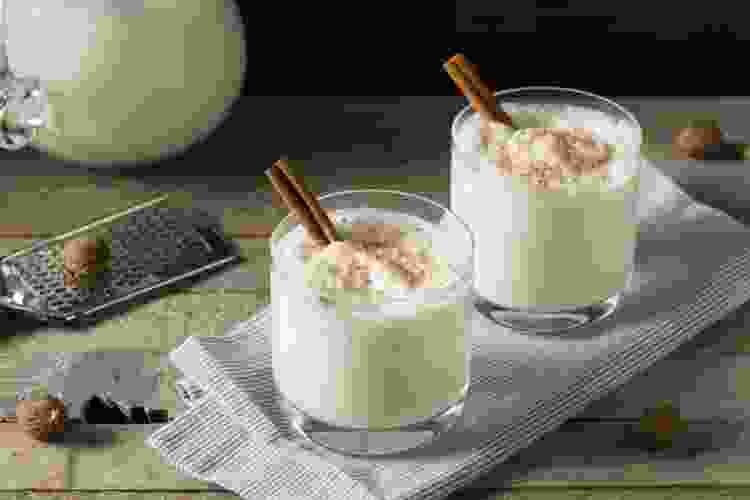 Bourbon Milk Punch