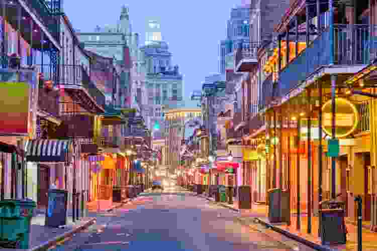 stroll Bourbon Street date idea in New Orleans