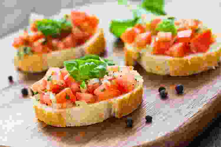 Bruschetta appetizer