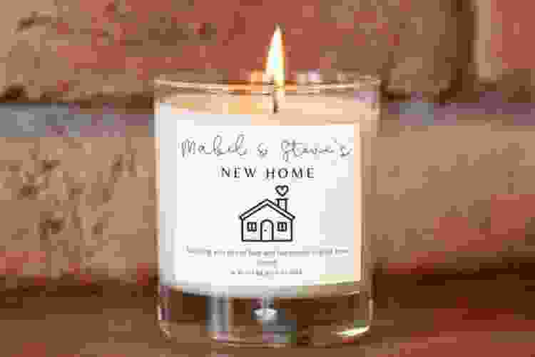 candle gift for new homeowners