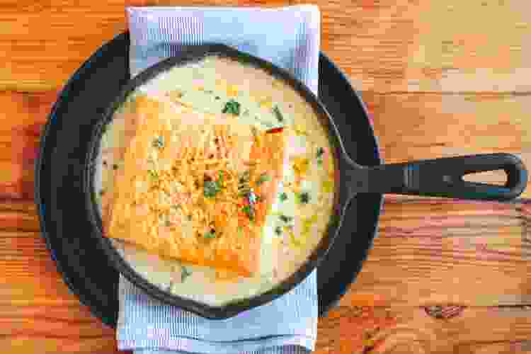 chicken pot pie soup comfort food