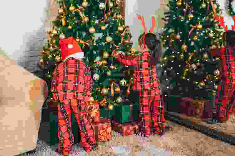 Get cozy in Christmas pajamas with this Christmas party idea.