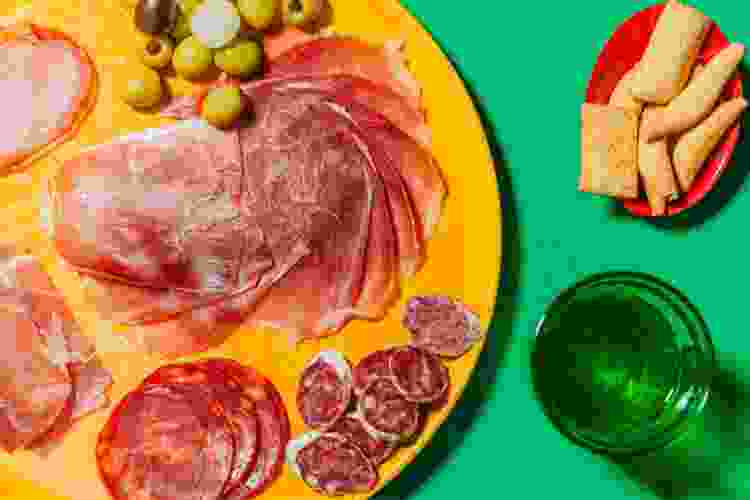 colorful charcuterie color party idea