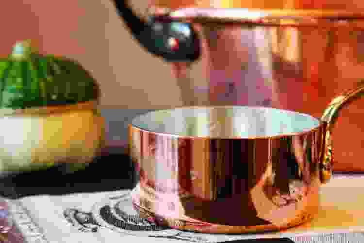 copper cookware gift for newlyweds