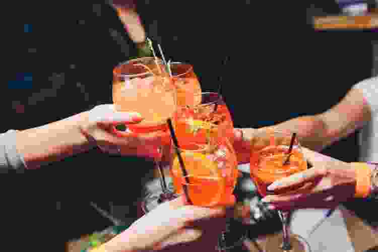 Cranberry Aperol Spritz