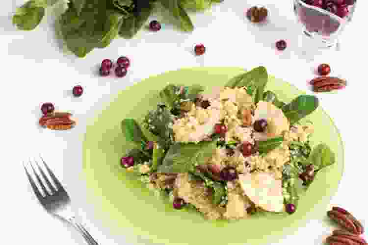 Cranberry Pear Quinoa Salad