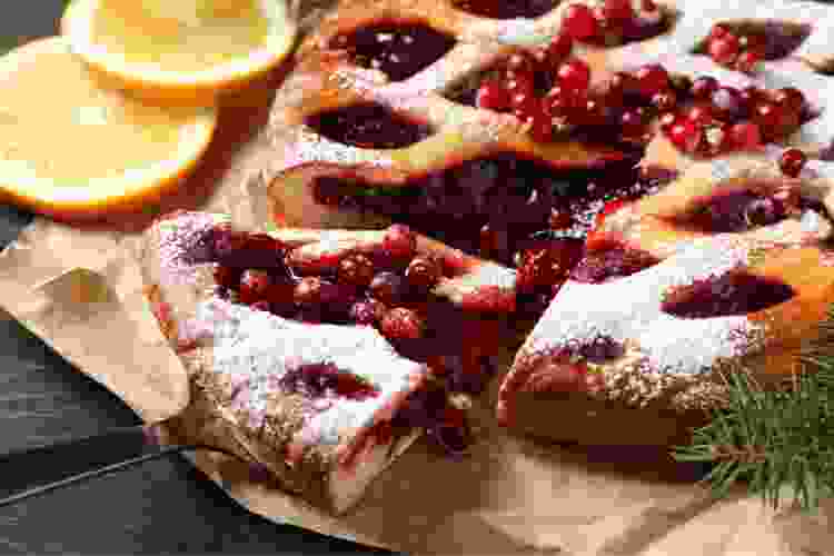 Cranberry pie Christmas Dessert