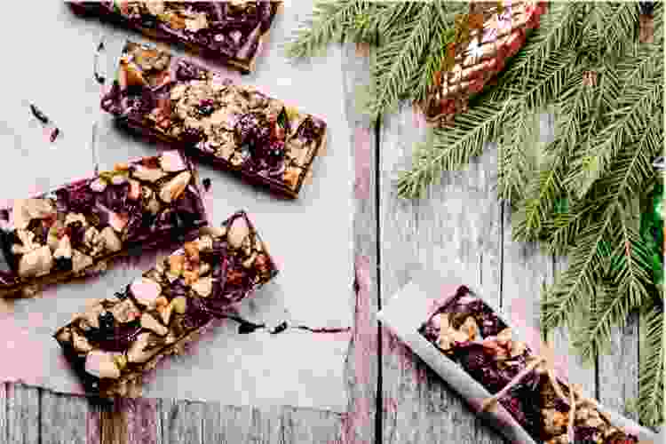 Cranberry Walnut Shortbread Bars