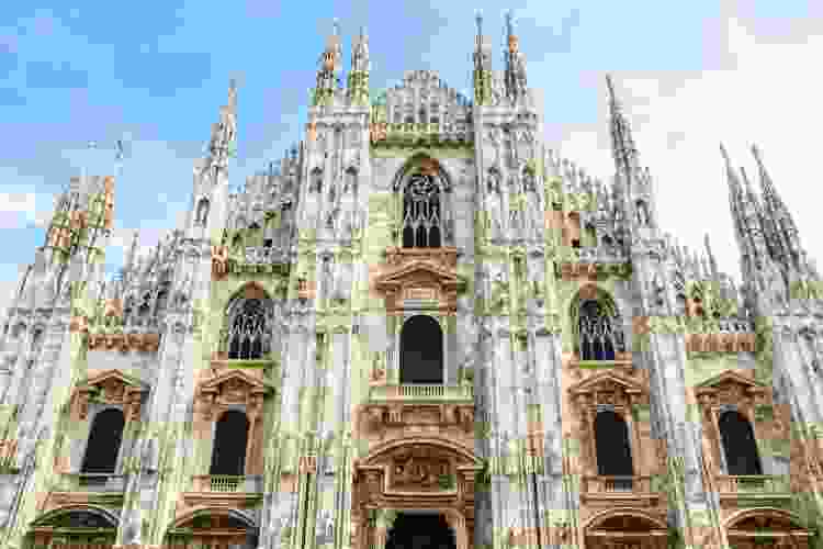 Cathedral of Santa Maria Nascente Milan Italy Attraction