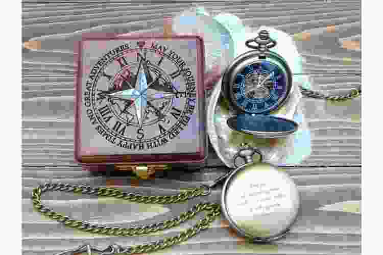 Engraved Pocket Watch