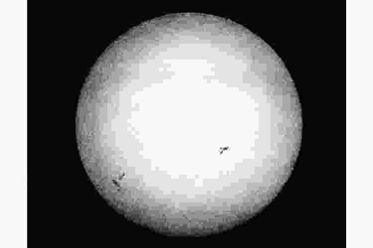 First Photograph of the Sun, captured in 1845 by Léon Foucault and Hippolyte Fizeau