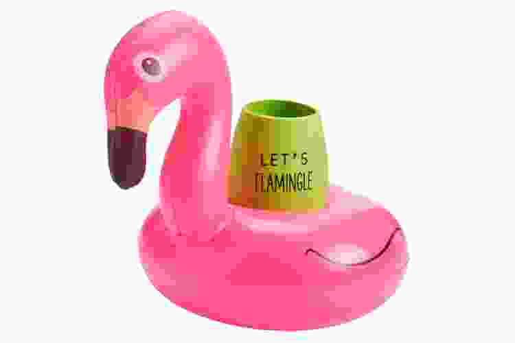 flamingo drink float Florida gift