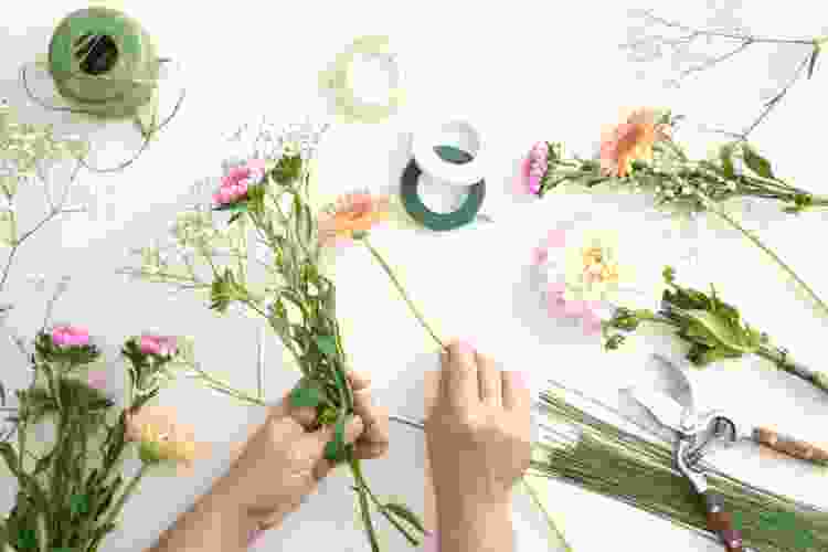 Flower arranging