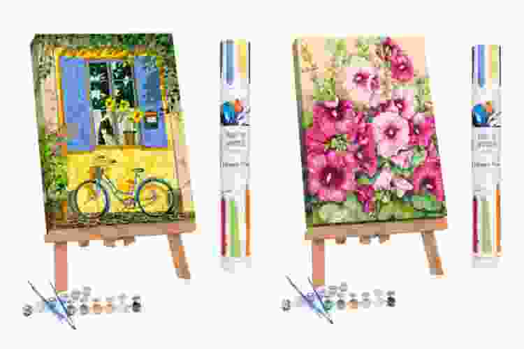 paint by numbers kit flower painting ideas