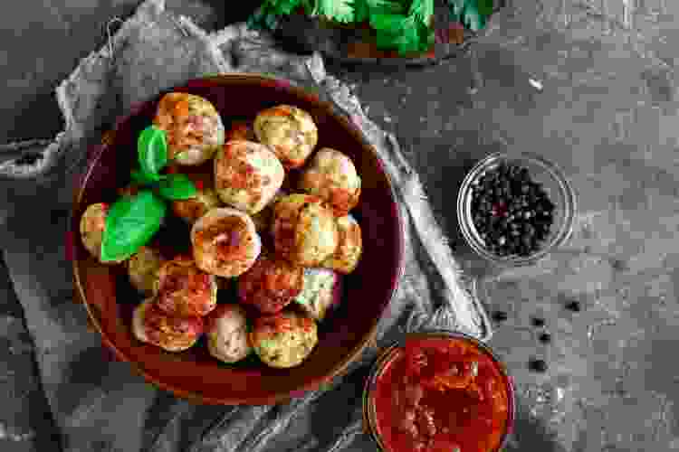 Garlic Butter Chicken Meatballs