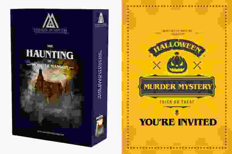 Halloween party murder mystery game kit