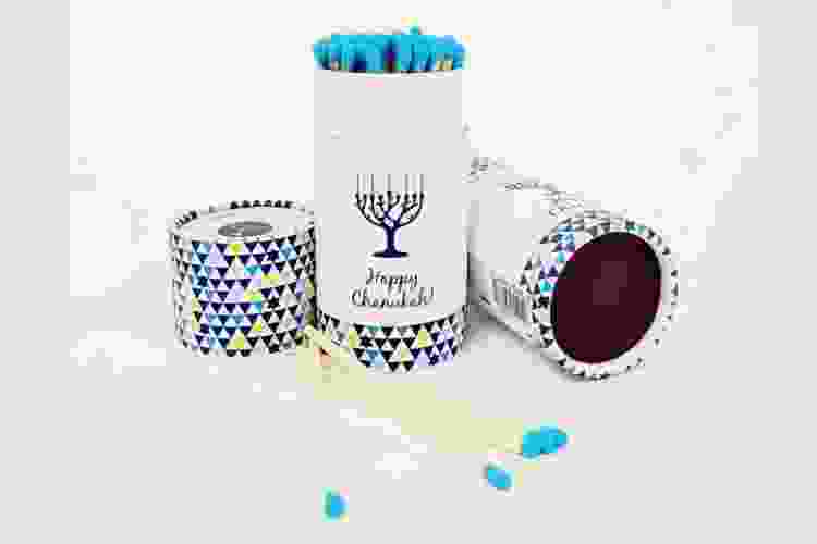 match striker and match set Hanukkah themed