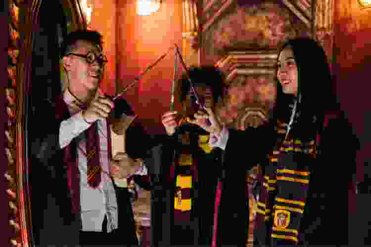 teens dressed as Harry Potter characters