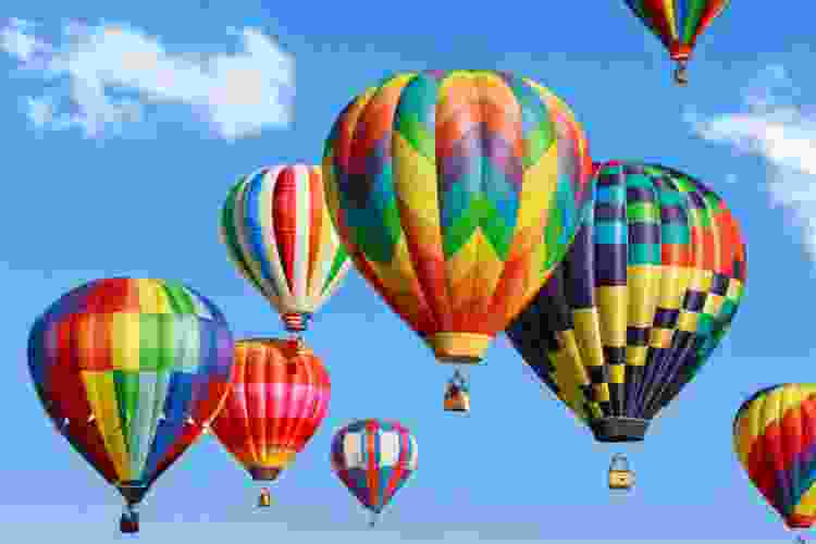 hot air balloon experience gift in Houston