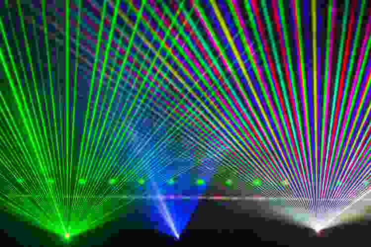 laser lights rave party idea