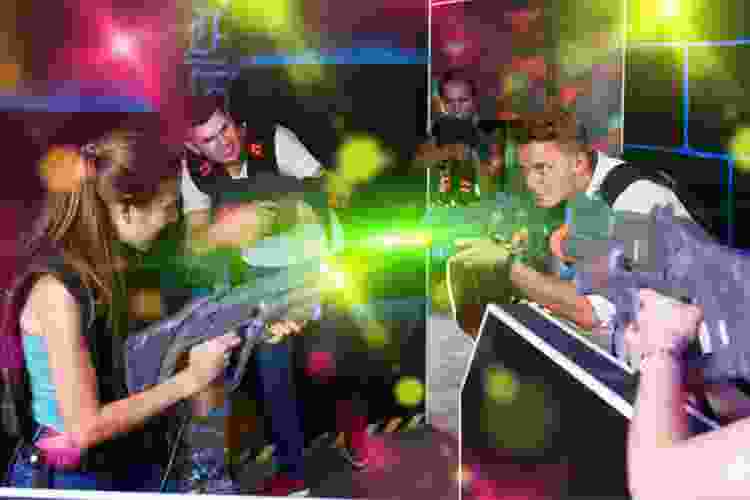 laser tag team building activity in Salt Lake City