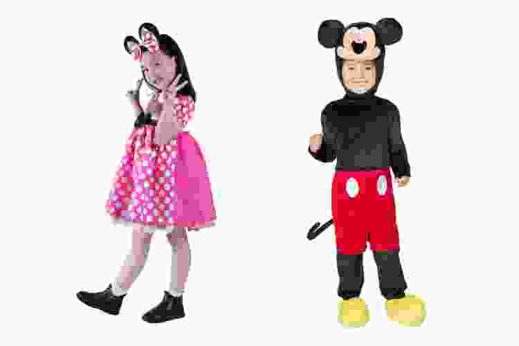 mickey and minnie halloween costume idea for kids