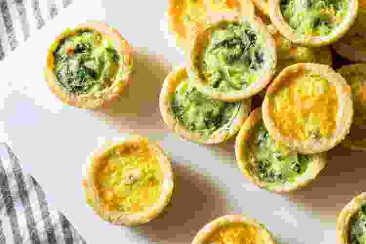 mini quiche tea party food