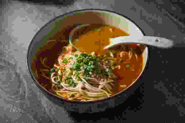 Mushroom Dan Dan Noodles