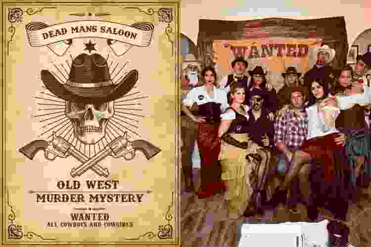 wild west murder mystery party theme