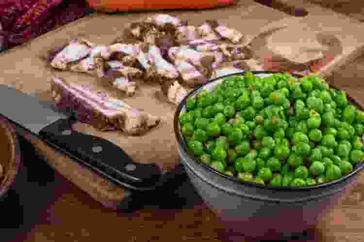 peas and pancetta new thanksgiving side