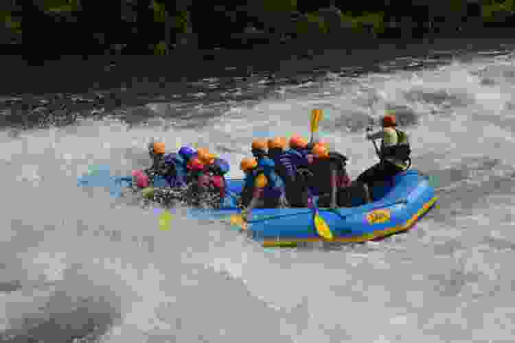 Potomac river rafting team building activity in Washington DC