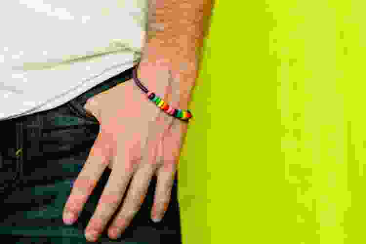 rainbow Pride clay bead bracelet ideas 