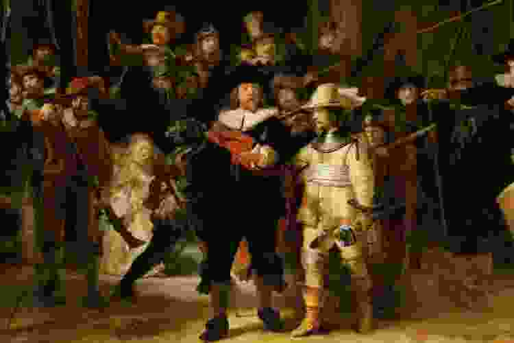 The Nightwatch Famous Painting by Rembrandt