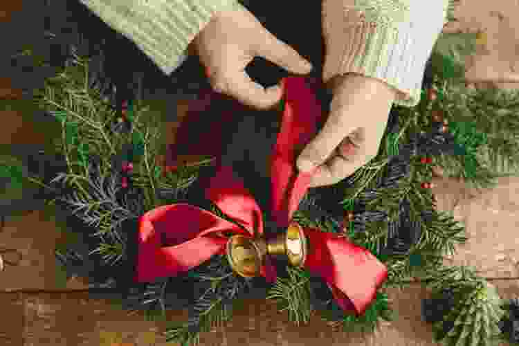 Ribbon Christmas Wreath